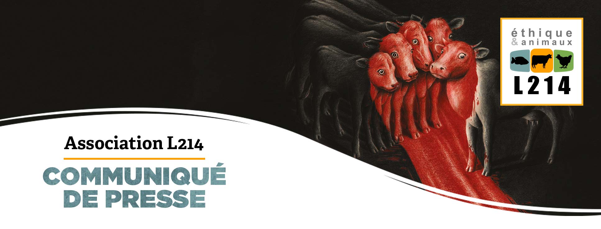 Communiqu&eacute; de presse L214&nbsp;- &Eacute;thique & Animaux